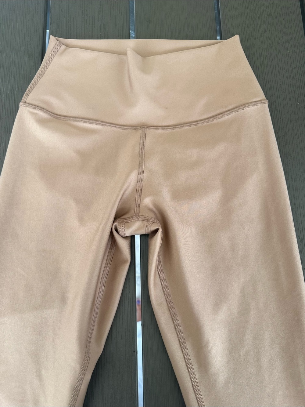 ALO Yoga Taupe High-Waist Leggings